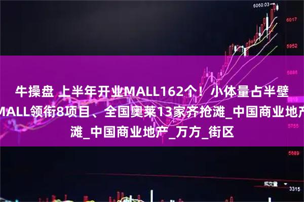 牛操盘 上半年开业MALL162个！小体量占半壁江山、京东MALL领衔8项目、全国奥莱13家齐抢滩_中国商业地产_万方_街区